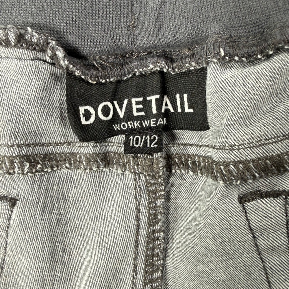 Dovetail Women's Size 12 Pants Workwear Anna Taskpant Grey Utility  Inseam 30